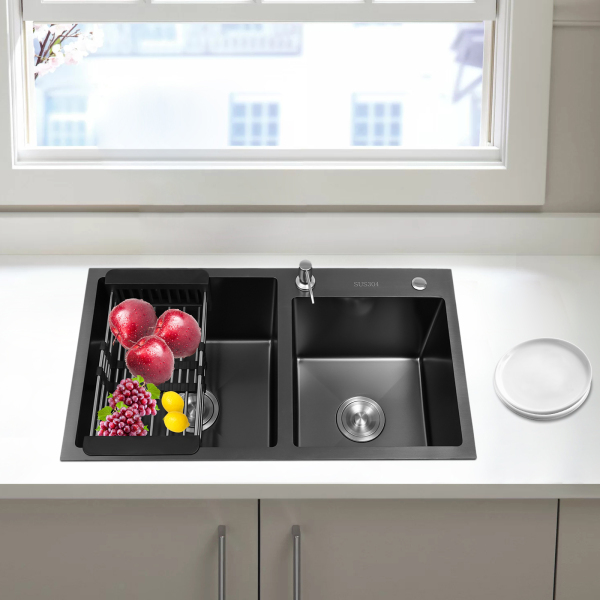 Fregadero Dos Senos Fregadero Doble Empotrable De Acero Inoxidable