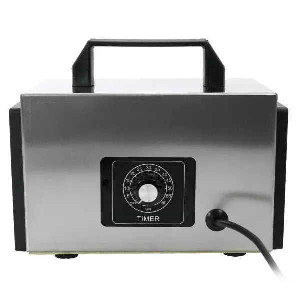 Purificador de aire generador de ozono, salida de ozono de 20 g/h, eliminador de olores, 120 W con temporizador para habitaciones, baños, mascotas