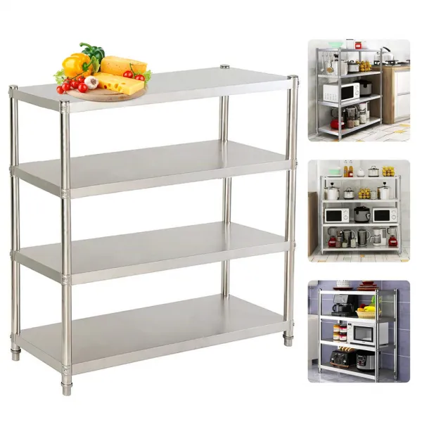 Estantería Abierta de Cocina de 4 Pisos,Multi-Funcional Estantería de Pie Estantería Abierta de Cocina de 4 Pisos,Multi-Funcional Estantería de Pie