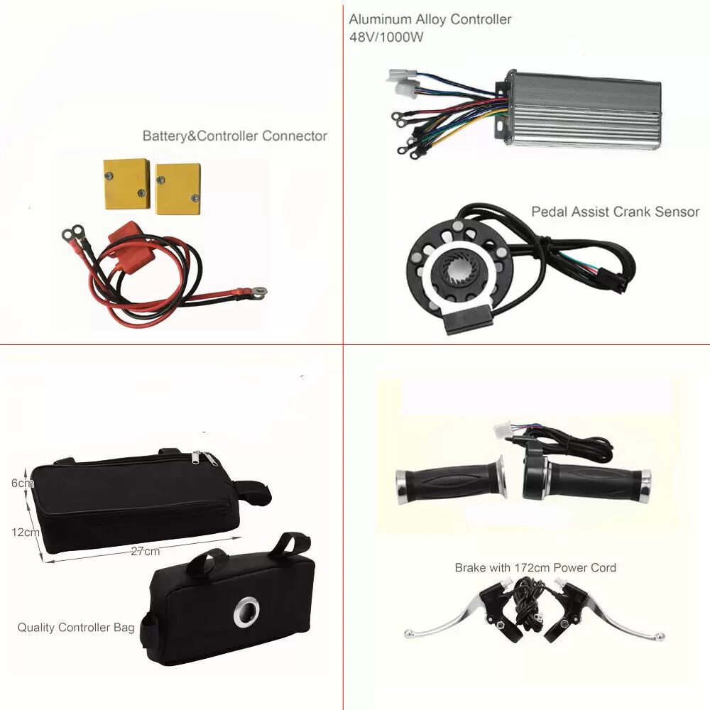 Controlador de motor sin escobillas, 48 V, 1000 W, para bicicleta eléctrica, scooter, etc.