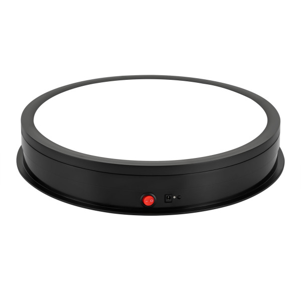 Plataforma giratoria eléctrica 42CM 50KG, Plataforma giratoria automática con mando a distancia, 100-240V, Negro Plataforma giratoria eléctrica 42CM 50KG, Plataforma giratoria automática con mando a distancia, 100-240V, Negro