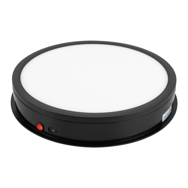 Plataforma giratoria eléctrica 42CM 50KG, Plataforma giratoria automática con mando a distancia, 100-240V, Negro Plataforma giratoria eléctrica 42CM 50KG, Plataforma giratoria automática con mando a distancia, 100-240V, Negro