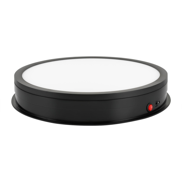 Plataforma giratoria eléctrica 42CM 50KG, Plataforma giratoria automática con mando a distancia, 100-240V, Negro Plataforma giratoria eléctrica 42CM 50KG, Plataforma giratoria automática con mando a distancia, 100-240V, Negro