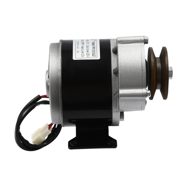 250W 12V Motor eléctrico con engranaje reductor, potente motor eléctrico con polea, motorreductor