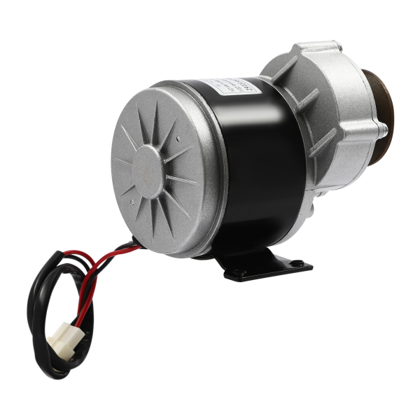 250W 12V Motor eléctrico con engranaje reductor, potente motor eléctrico con polea, motorreductor