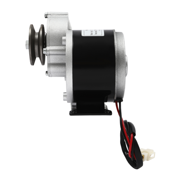 250W 12V Motor eléctrico con engranaje reductor, potente motor eléctrico con polea, motorreductor