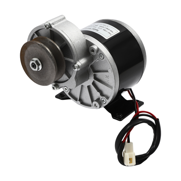 250W 12V Motor eléctrico con engranaje reductor, potente motor eléctrico con polea, motorreductor