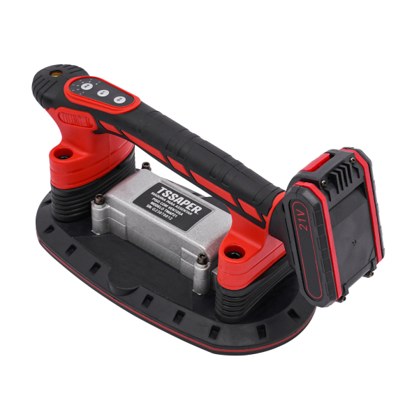 Herramienta de vibración de azulejos, con ventosa eléctrica de vacío, 21 V 2000 mAh, de 6 velocidades