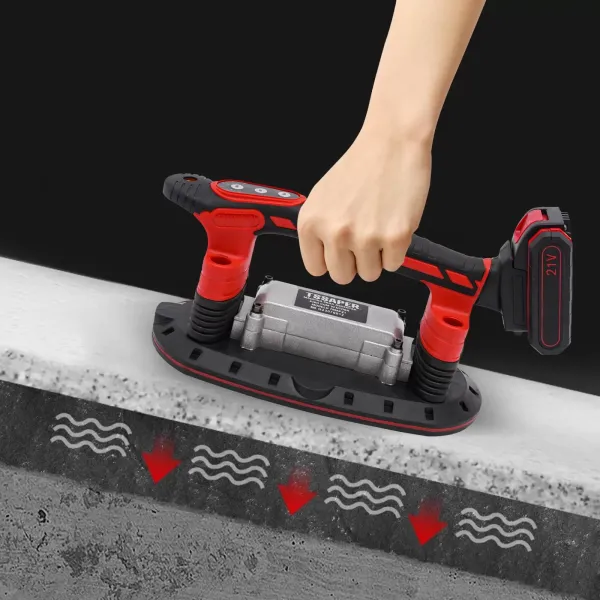 Herramienta de vibración de azulejos, con ventosa eléctrica de vacío, 21 V 2000 mAh, de 6 velocidades