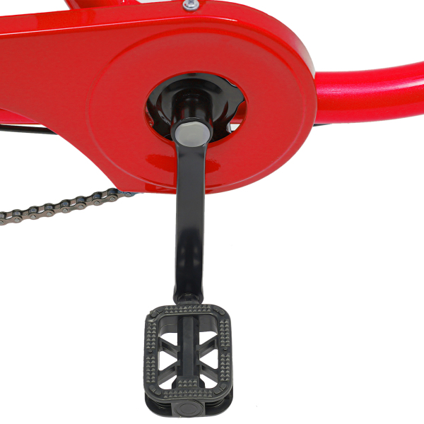 Triciclos para adultos, Bicicletas de 3 ruedas con cestas, Altura ajustable, Máx Capacidad de carga total: 150kg, Rojo