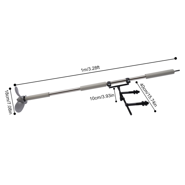Soporte para motor fueraborda Barco pequeño / Kayak Soporte para taladro eléctrico Motor fueraborda de accionamiento manual