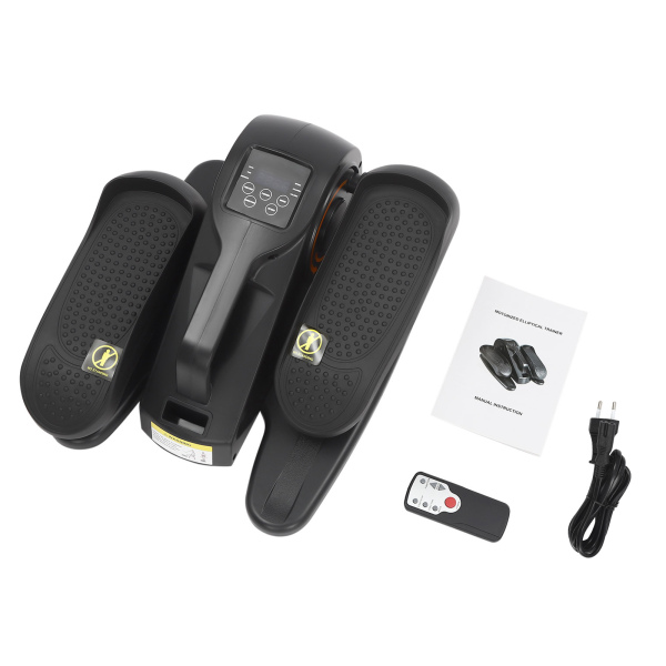 Bicicleta elíptica Mini Estática Entrenador de Piernas con Pantalla LCD Ajuste de Dirección y Velocidad de Pedales Bicicleta elíptica Mini Estática Entrenador de Piernas con Pantalla LCD Ajuste de Dirección y Velocidad de Pedales