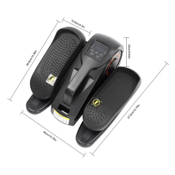 Bicicleta elíptica Mini Estática Entrenador de Piernas con Pantalla LCD Ajuste de Dirección y Velocidad de Pedales Bicicleta elíptica Mini Estática Entrenador de Piernas con Pantalla LCD Ajuste de Dirección y Velocidad de Pedales