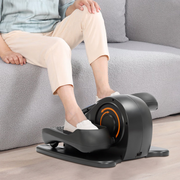 Bicicleta elíptica Mini Estática Entrenador de Piernas con Pantalla LCD Ajuste de Dirección y Velocidad de Pedales Bicicleta elíptica Mini Estática Entrenador de Piernas con Pantalla LCD Ajuste de Dirección y Velocidad de Pedales