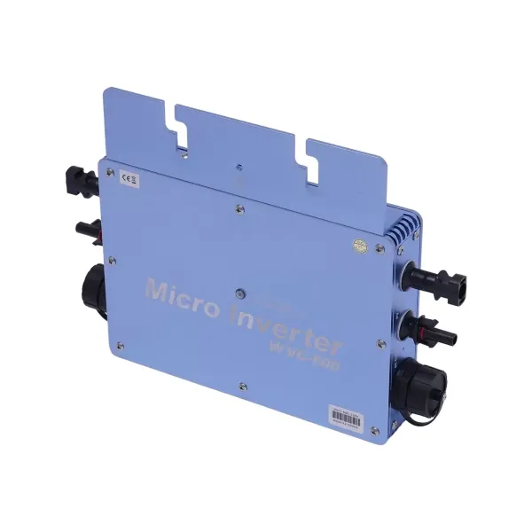 Inversor de corriente WVC-600W LCD Grid Tie Micro Inversor, resistente al agua, IP65, panel solar, central de balcón, MPPT, sistema fotovoltaico